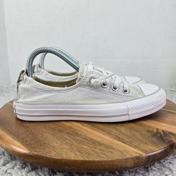 Converse CTAS All Star Shoreline Slub Linen Casual Daily Sneakers Womens 6.5 - Picture 3 of 12